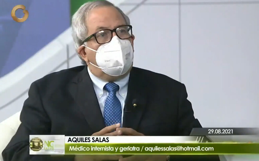 Dr. Aquiles Salas en Globo Visión Salud hablando sobre los Síntomas del Alzheimer
