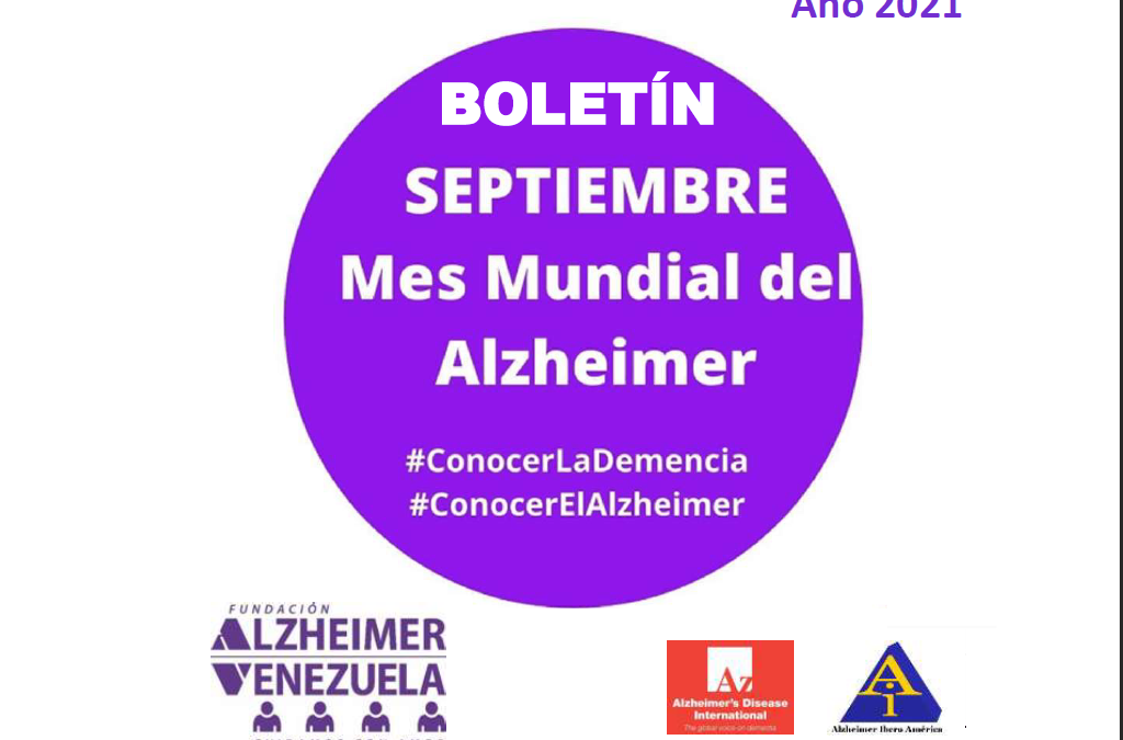 Boletín Setiembre: Mes Mundial del Alzheimer (Venezuela)